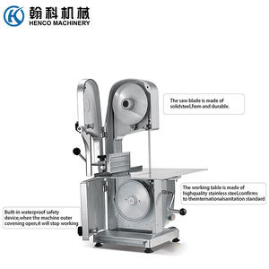 Nueva máquina cortadora de huesos de carne eléctrica de alta velocidad, funcionamiento semiautomático de espesor ajustable para fábrica de procesamiento de carne - Product Image 4