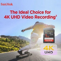 Tarjeta de Memoria Micro SD SanDisk PRO 100% Original, V30 Clase 10, Tarjeta TF de 1 TB, Apta para Cámaras 4K