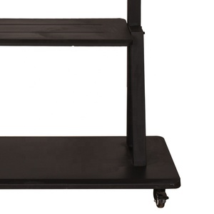 Carrello <span class=keywords><strong>TV</strong></span> Mobile con Ruote Girevoli a 360 Gradi, Supporto in Acciaio Completamente Orientabile per <span class=keywords><strong>TV</strong></span> LCD/LED/Plasma da 42 a 100 Pollici - Product Image 5