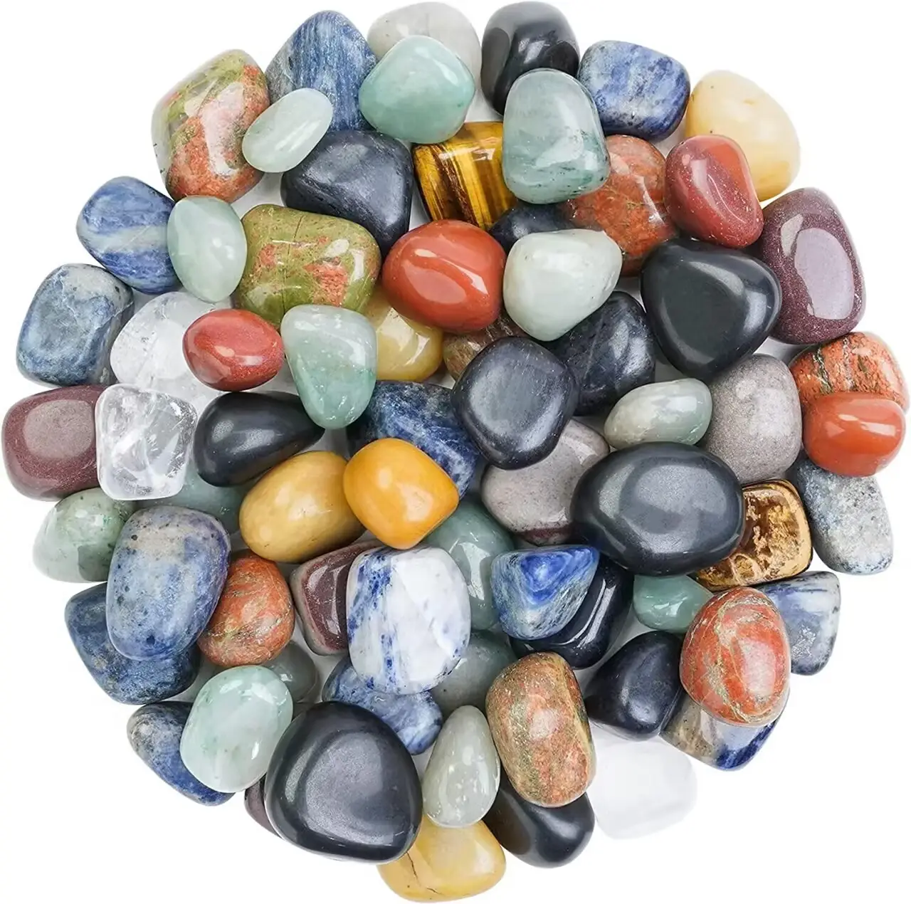 Pietre burattate lucidate e cristalli curativi rocce sfuse pietre preziose per burattatura decorazione domestica regali Reiki terapia principianti