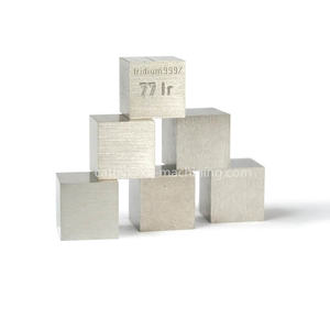 Иридиевый кубик 99.95% драгоценного металла Иридиевый кусок слитка для исследований, образования, сбора - Product Image 3