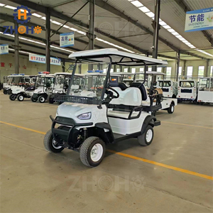 Nhà máy động vật ăn thịt H2 + 2 4 chỗ ngồi điện Golf giỏ hàng với pin lithium 2 + 2 CHỖ NGỒI 4 chỗ ngồi Trung Quốc Golf giỏ hàng - Product Image 3