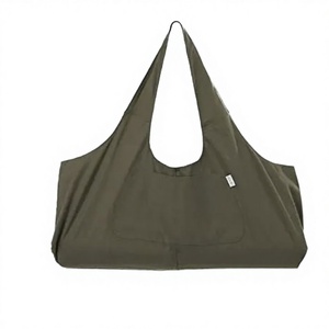 Grand sac de yoga et de Pilates en toile avec design tendance, sangle de transport réglable, poche pour bouteille et compartiment humide - Product Image 3