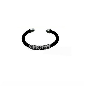 Bracelet manchette en laiton plaqué argent antique avec nœud papillon mignon pour femme indienne - Product Image 5