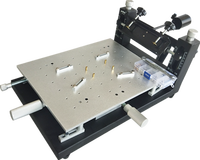 Máquina Impresora de Plantillas de Pasta de Soldar para PCB SMT Puhui, Mesa de Serigrafía, Estación de Impresión de Pasta de Soldar