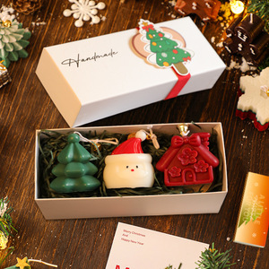 Handmade Christmas-Themed Artistic <b>Candle</b> <b>Sets</b>-Ideal for Home Decor & Christmas Gifts - Product Image 6