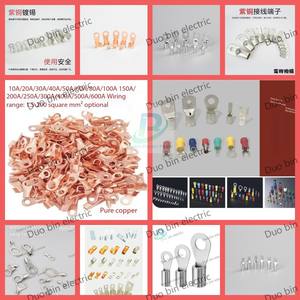 DL DTL DT Cooper Aluminium-/Kupferkabel klemme Verdrahtung schuh Ring-Typ Kompression stecker Hochspannung draht DTF-10 Säure gewaschen - Product Image 5