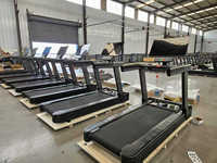 Nuevo Modelo de Equipo de Fitness Profesional, Equipo de Gimnasio Comercial, Caminadora de Alta Resistencia con Pantalla de TV, Gran Venta