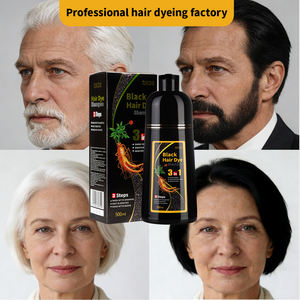 Tinta per <span class=keywords><strong>Capelli</strong></span> in Crema Senza Ammoniaca a Prezzo di Fabbrica, Colore Permanente Marrone Scuro Caffè, Copre Facilmente i <span class=keywords><strong>Capelli</strong></span> Grigi, Facile da Usare - Product Image 2