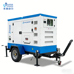 Generador Diésel Silencioso de Arranque Eléctrico CE/ISO 100KVA, Trifásico 220V/380V/480V 50/60Hz, Arranque Automático/Remoto, ATS, Remolque - Product Image 2