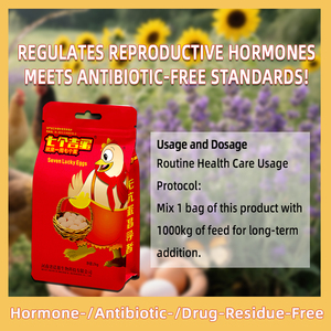 Additif pour <span class=keywords><strong>poules</strong></span> Seven Lucky Eggs, écologique, sans antibiotiques - Améliore la qualité des œufs - Additifs pour l'alimentation des volailles - Product Image 4