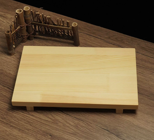 Juego de vajilla de bambú de estilo japonés para Sashimi y <span class=keywords><strong>Sushi</strong></span>, bandeja Geta, tabla de cortar, mesa, estera de <span class=keywords><strong>Sushi</strong></span> para servir comida - Product Image 2