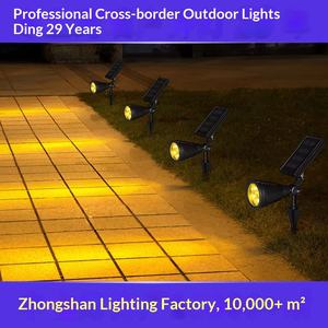 Luces Solares de Jardín Blanco Cálido Exclusivamente para Exportación, Impermeables, con Interruptor Inductivo para Exteriores, Iluminación de 6 a 12 Horas, Certificación CE de la UE - Product Image 2