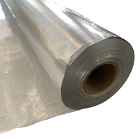 Technologie avancée de refroidissement de surface Composites de feuille de film d'aluminium Matériau PE résistant à l'eau Construction de couche de réflexion thermique