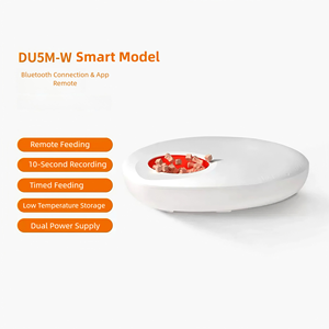 Gekoelde voerbak voor huisdieren met 5 draaibare compartimenten, APP-gestuurde dispenser voor droog- en natvoer voor honden en katten met koelsysteem - Product Image 6
