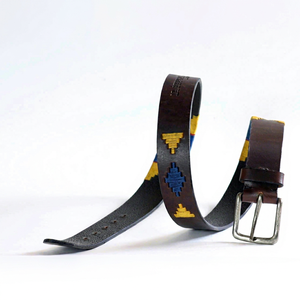OEM Custom Genuine Leather Polo <b>Belt</b> <b>Mens</b> Hand <b>Woven</b> Gaucho Cowhide <b>Belt</b> Wholesale Manufacturer Supplier Bags Cases LPB-0105 - Product Image 1