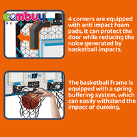 Tableau de score de basket-ball pliable à double lancer avec lumière
