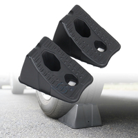 Cales de roue en plastique personnalisées pour camions et camping-cars, antidérapantes et solides, lot de 2, direct usine