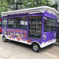 Acheter nouveau camion de nourriture mobile van entièrement équipé foodtruck chariot de restauration rapide café crème glacée cuisine mobile camion de nourriture en vente