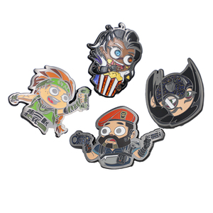 High Quality Hard Enamel Glitter Epoxy Cartoon Game Character <b>Pin</b> <b>Badge</b> Glitter Lapel <b>Pin</b> Brooch Glitter Enamel <b>Pin</b> - Product Image 3