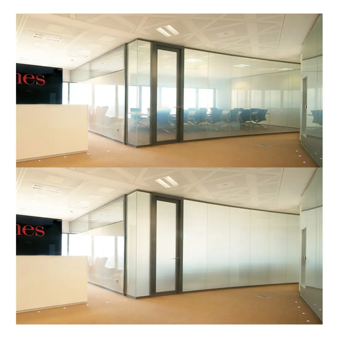 הליכה עמעום זכוכית r & D ביצועים ייצור שימוש יציב של דלתות וחלונות קירות מסך