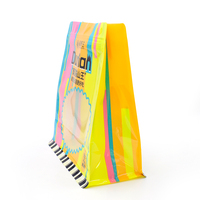 Sachets Mylar à fond plat refermables avec fenêtre pour riz, céréales, snacks, aliments pour animaux – Emballage alimentaire de qualité professionnelle en gros