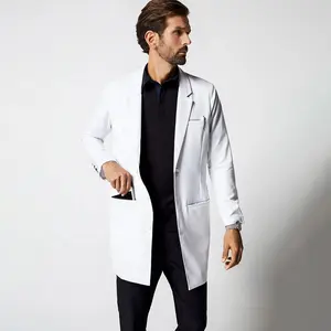 男性医師用ファッション病院制服白衣