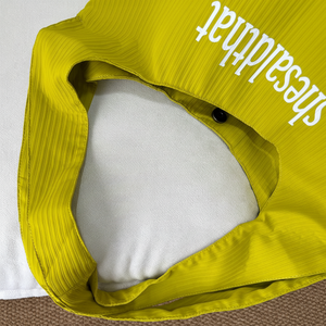 กระเป๋าไนลอน17นิ้วสำหรับผู้หญิงกระเป๋าสะพายไหล่พิมพ์โลโก้แนวตั้งลายทางแม่เหล็ก - Product Image 1