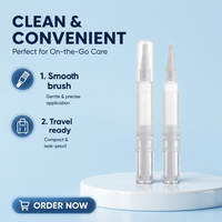 Tube vide en plastique pour cosmétiques : brillant à lèvres, baume, rouge à lèvres, gel blanchissant pour les dents, stylo applicateur d'huile pour cuticules, pour soins des ongles et beauté
