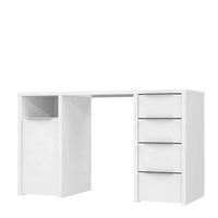 Bureau d'ordinateur extensible et convertible DECOHOME pour petits espaces, bureau d'étude intérieur avec surface en bois