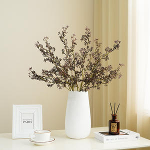 Simulación de seda de hojas y frutas de eucalipto australiano verde de una sola rama artificial para el Día DE LA Madre Día de Acción de Gracias - Product Image 3