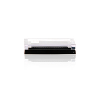 Boîtier carré transparent de haute qualité pour poudre cosmétique, vide, pour fard à joues compact