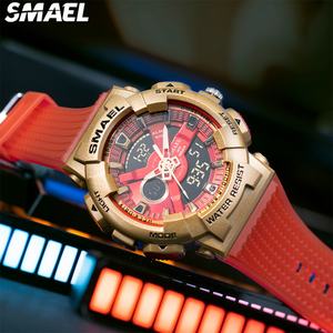 Reloj para Hombre SMAEL 8006 con Doble Pantalla Analógica y Digital, Cronógrafo, Alarma, Resistente al Agua, Reloj de Pulsera LED - Product Image 3