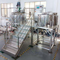Machine à Émulsifier Homogénéisatrice Sous Vide avec Système de Circulation pour Fabrication de Mayonnaise et Crèmes Cosmétiques