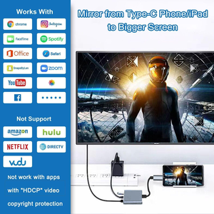 USB <b>C</b> to HDTV Multiport Adapter, USB <b>C</b> <b>Hub</b>, USB <b>C</b> to USB Adapter with 4K HDTV+ USB 3.0 5Gbps + 100W Power Delivery, USB <b>C</b> Dongle - Product Image 5