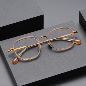 Jiojew ג 'נטלמן רטרו סגנון מותאם אישית משקפיים טיטניום משקפיים משקפיים מרשם מותאם אישית משקפיים מרשם מותאם אישית משקפיים - Product Image 4