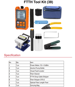 Kit de Herramientas de Fibra Óptica FTTH APT-T02, Localizador Visual de Fallas, Medidor de Potencia Óptica, Garantía de 3 Años, Certificación CE/FCC/RoHS, Tipo SC, Wi-Fi/3G/4G - Product Image 4