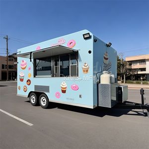 Camion de Restauration Mobile Entièrement Équipé pour Vente de Glaces et Hot-dogs en Rue – Remorque de Concession Alimentaire - Product Image 2