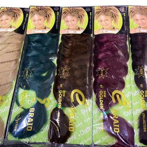 Mèches <span class=keywords><strong>de</strong></span> tresses africaines en gros, tresses en gros, 82 pouces, cheveux <span class=keywords><strong>de</strong></span> tressage ghanéens pré-étirés, afro yaki, 165g, extensions <span class=keywords><strong>de</strong></span> tresses jumbo - Product Image 1