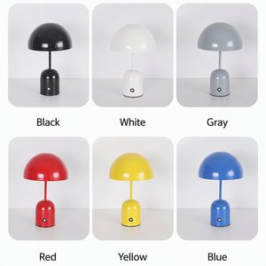 Lampe de table décorative en métal en forme de bourgeon de fleur, rechargeable, avec gradation infinie, veilleuse de mariage, gradation tricolore - Product Image 4