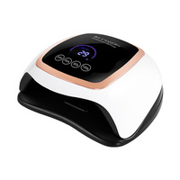Lampe à ongles LED UV 168W-Séchoir professionnel. 42 perles LED, écran LCD, parfait pour l'art des ongles à la maison.
