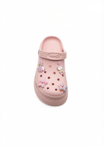 Sandali per Bambini con Spille Animate Taglia 22 Design con Adesivi Cartoon Finitura Opaca Materiale PVC - Product Image 1