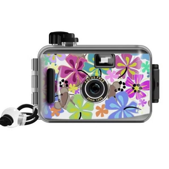 35mm Film Reusable Kids Camera Plastic Material Underwater Waterproof Reusable Film Camera Retro Film Camera for Kids