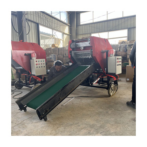 High Performance Straw Baler Fully Automatic <b>Green</b> Storage Straw Bundling and Film Wrapper Machine - Product Image 2