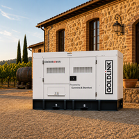 Groupe électrogène diesel Cummins 65 kVA super silencieux, 52 kW, générateur diesel à faible bruit, refroidissement par eau, certifié CE