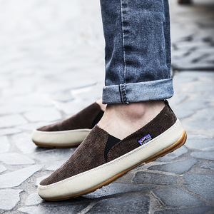 Wholesale New Style Fashion Trendy Slip on Denim Jeans Flat Footwear Washed Walking Style Casual <b>Canvas</b> Shoes for Men Size 45 - Product Image 2