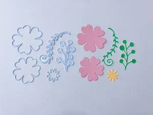 Flower Shape Die Cutting Card Making Dies For Cards Arts And Crafts