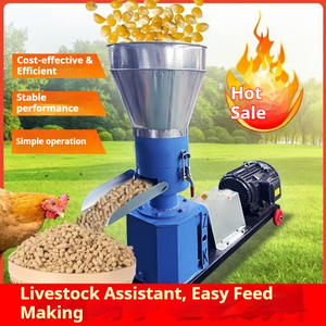 Hot bán thương mại được sử dụng trong ngành công nghiệp chế biến thực phẩm cá cừu bò Gia Súc động vật chế biến thức ăn pelletizer máy - Product Image 5