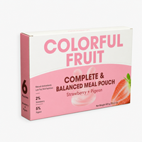 Nourriture humide pour chat à la fraise et au pigeon, sachet, nutrition complète et équilibrée, complément alimentaire, riche en protéines, nourriture pour animaux de compagnie, 70g*6 sachets