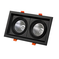 Plafonnier encastré LED super lumineux en aluminium 5W 7W 12W 20W 30W, design moderne et luxueux, IP44, CRI 90 élevé, dimmable